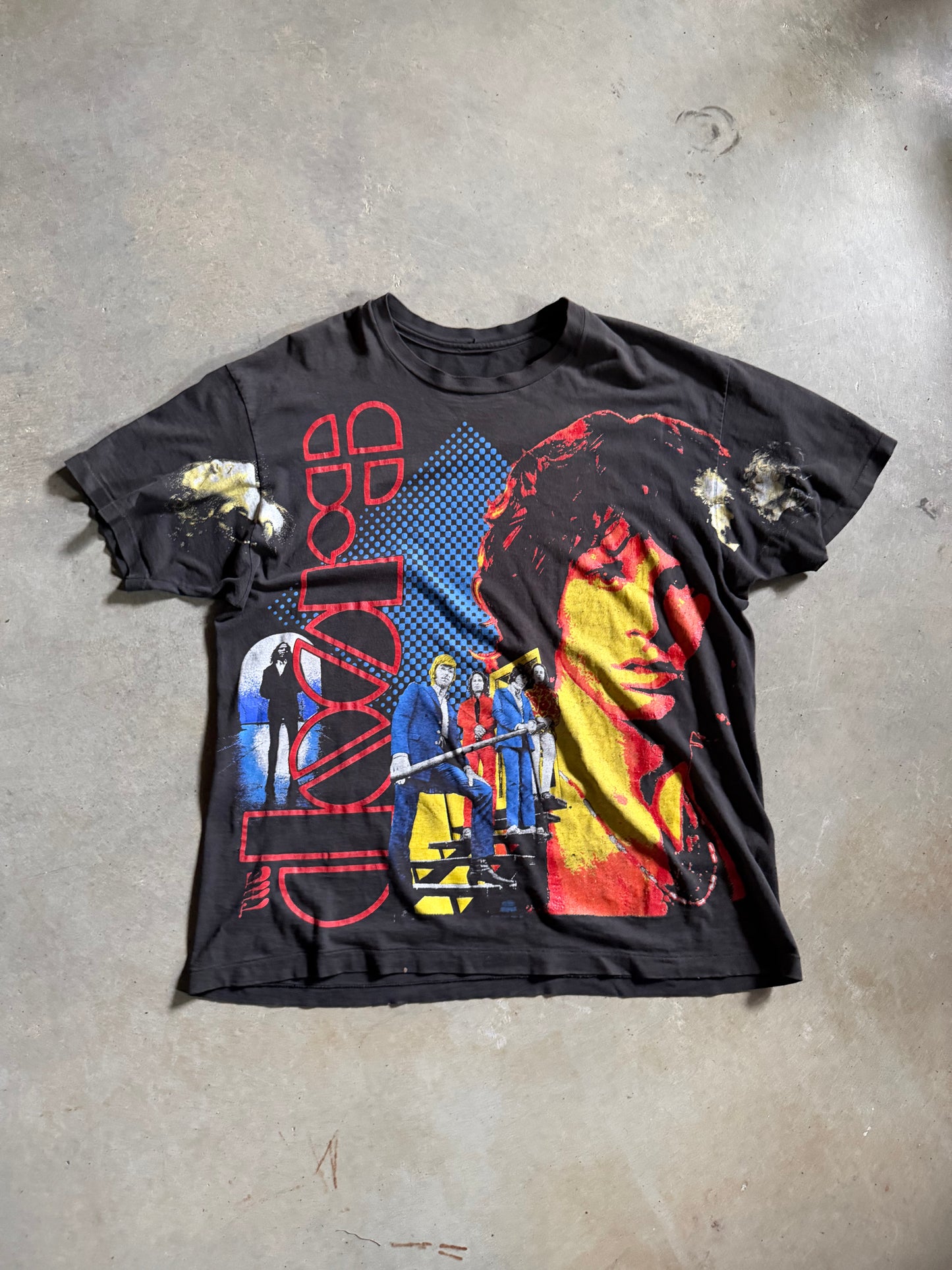 VTG The Doors 1992 All Over Print Tee Sz XL