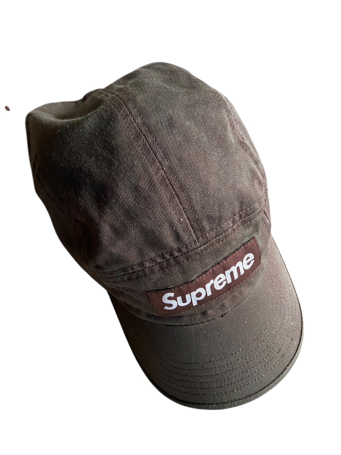 Supreme Faded Brown 5 Panel Hat