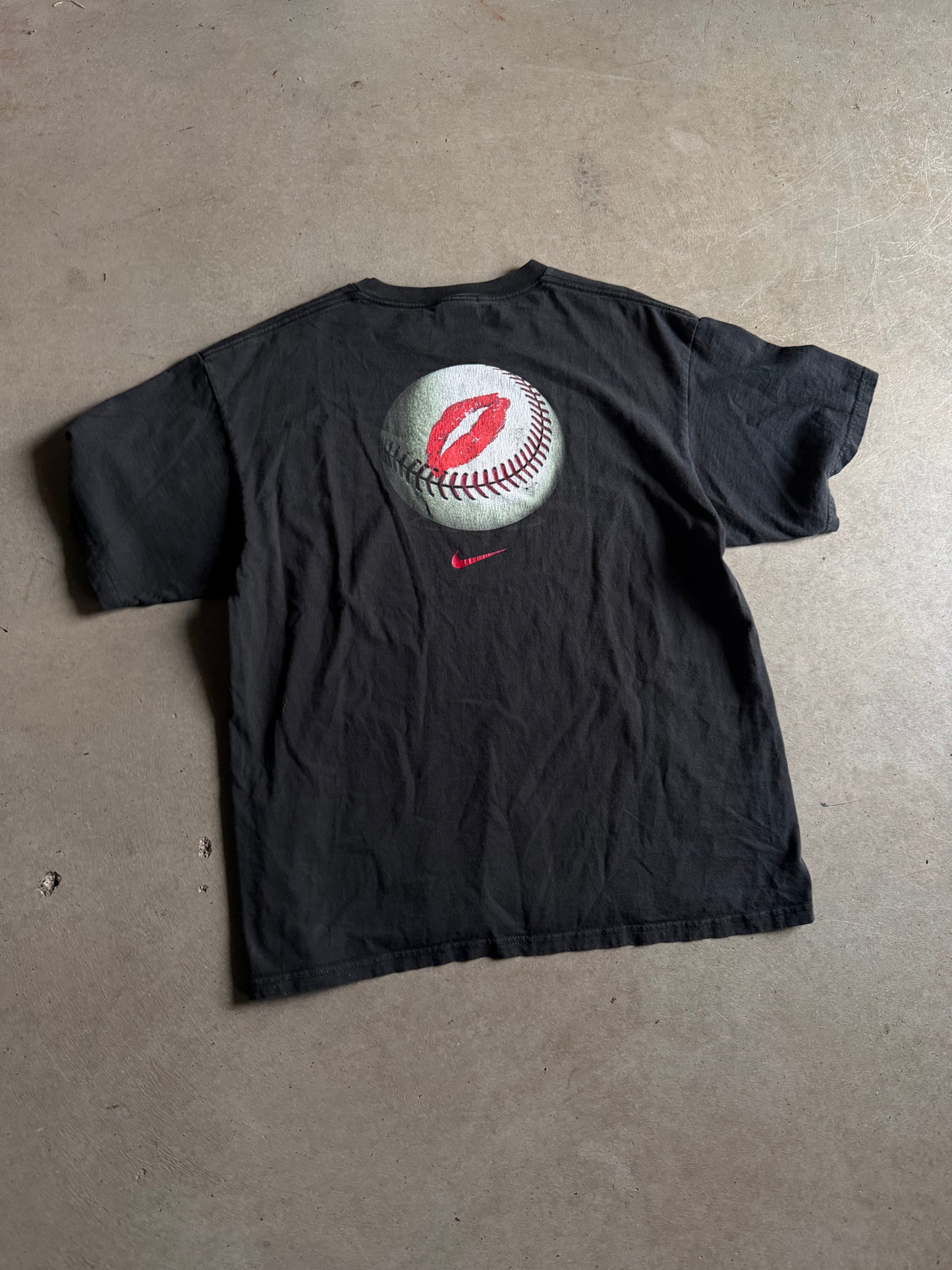 VTG Nike Chicks Dig The Long Ball Tee Sz L/XL