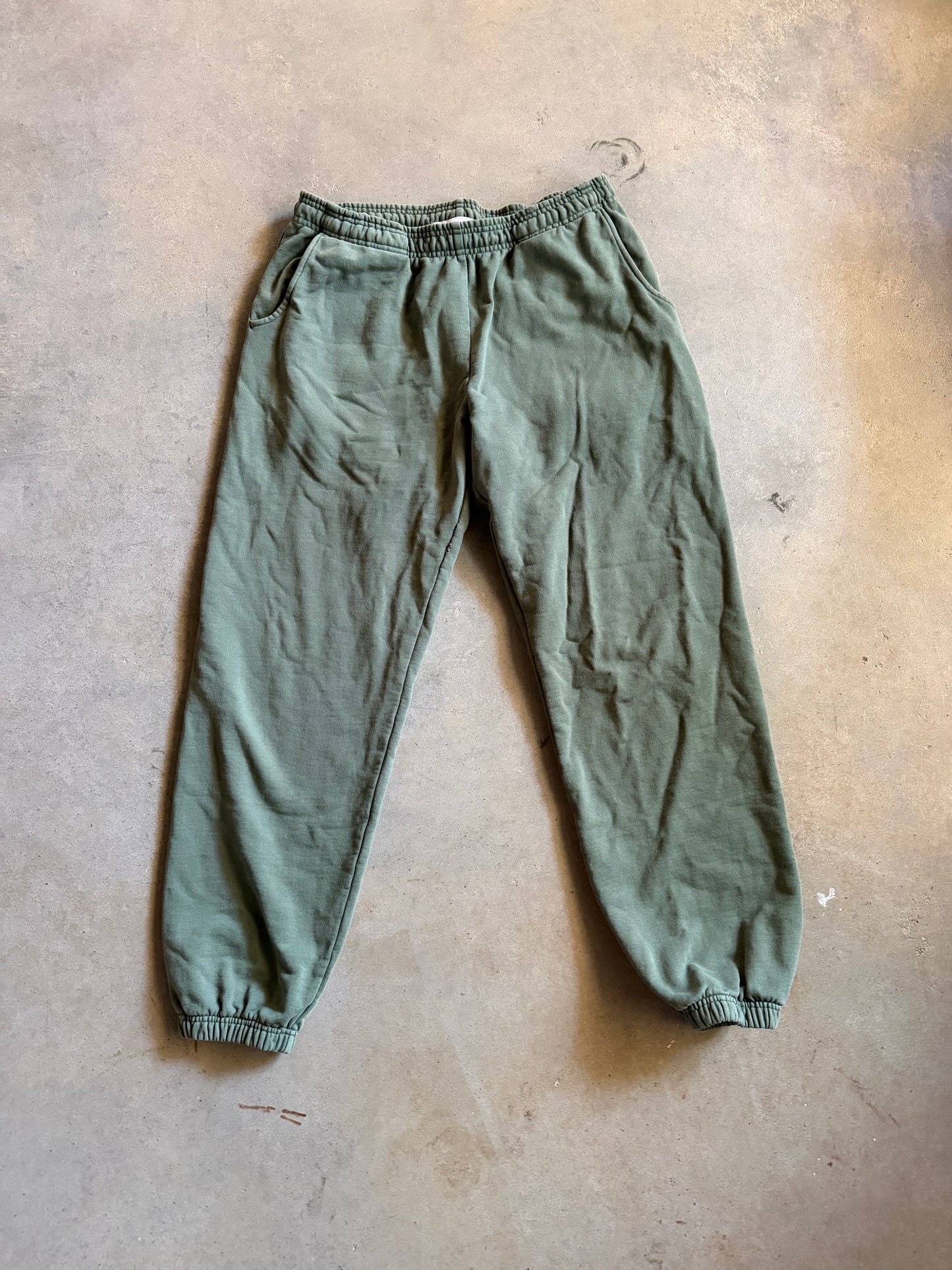 Melody Ehsani Faded Green Sweatpants Sz XL