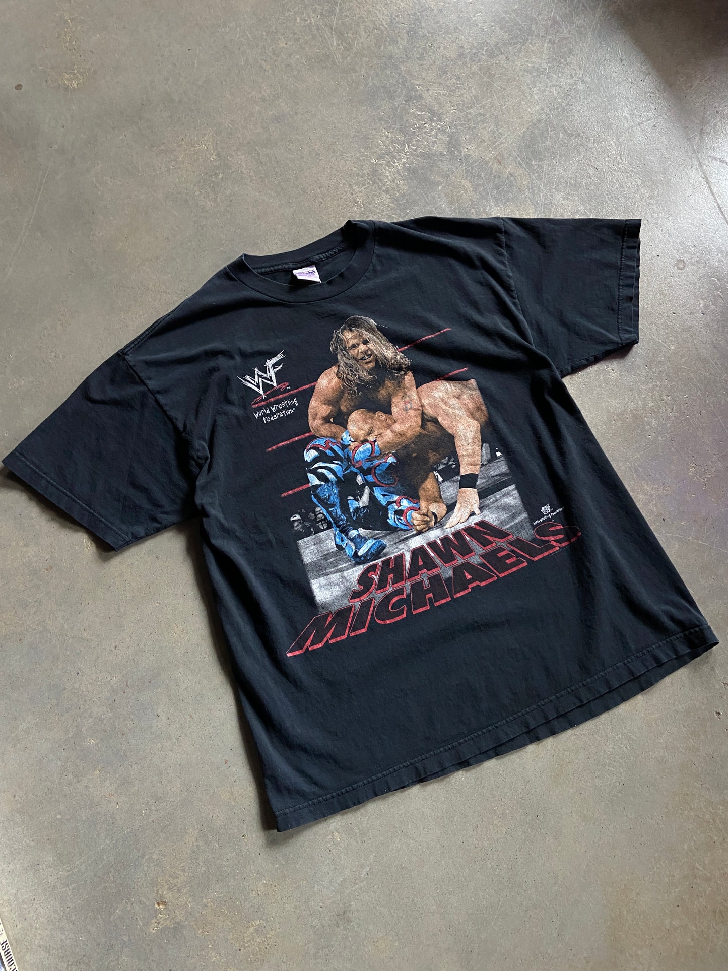 VTG Shawn Michaels WWF Wrestling Tee Sz XL