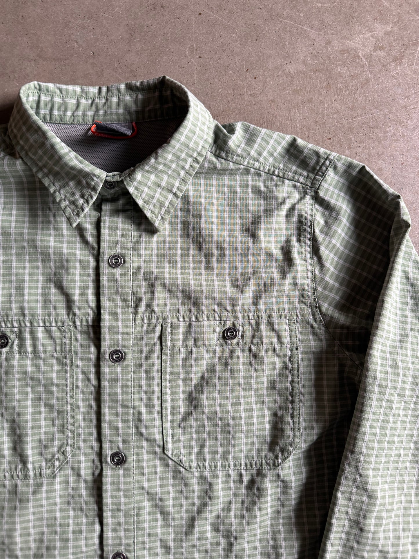 Nike ACG Green Button Up Shirt Sz M