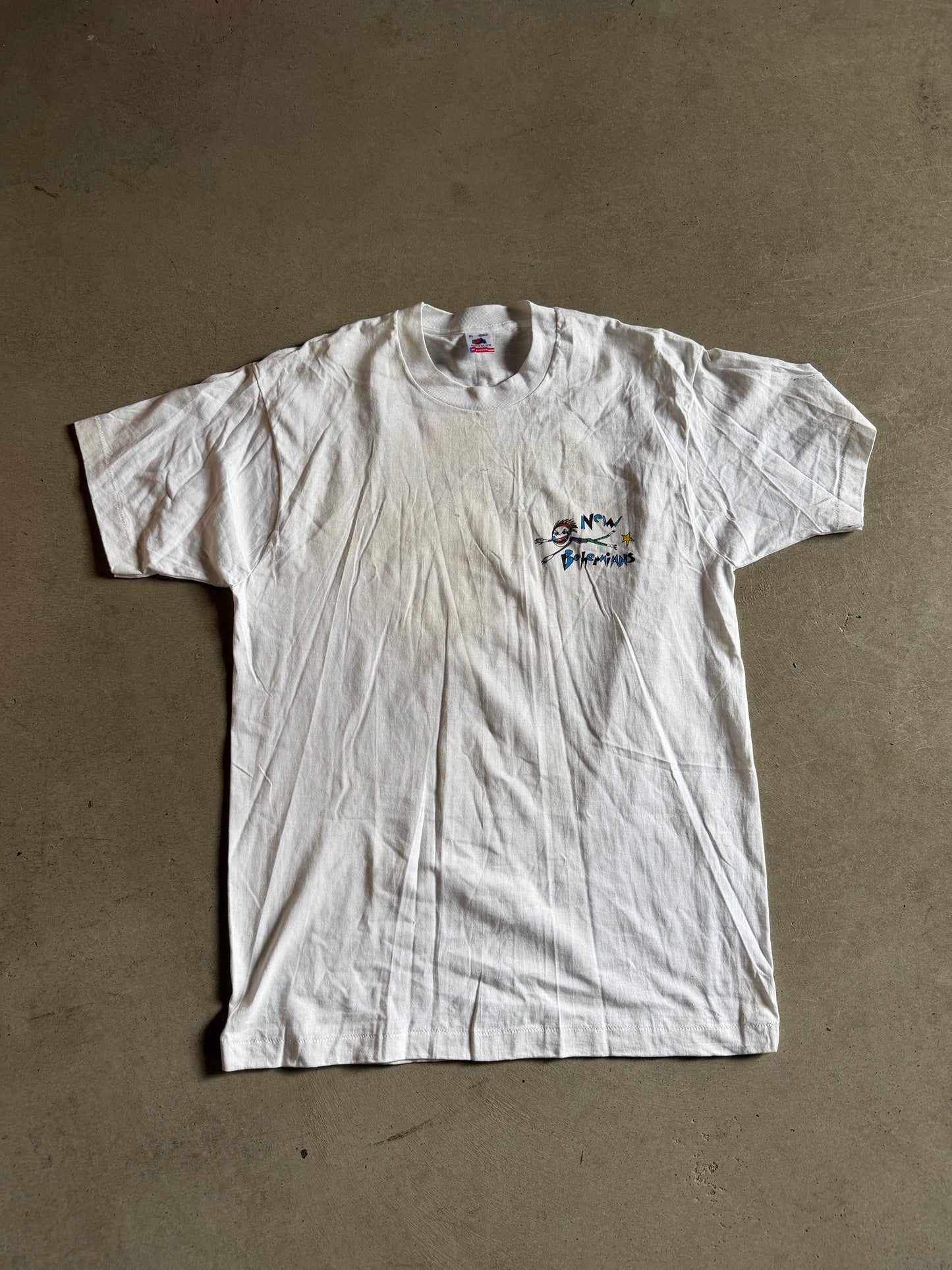 Vintage New Bohemians Shooting Rubbers  Stars Tee Sz XL