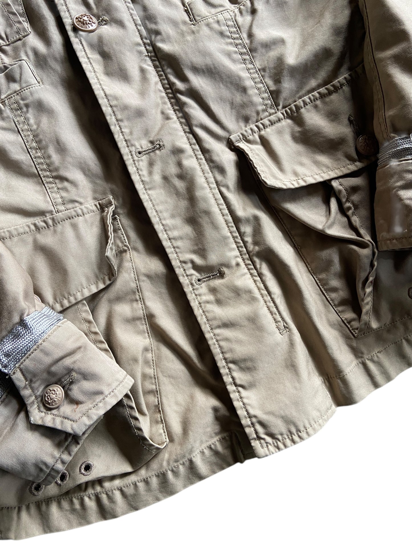 VTG Women's Diesel Khaki Jacket Sz S