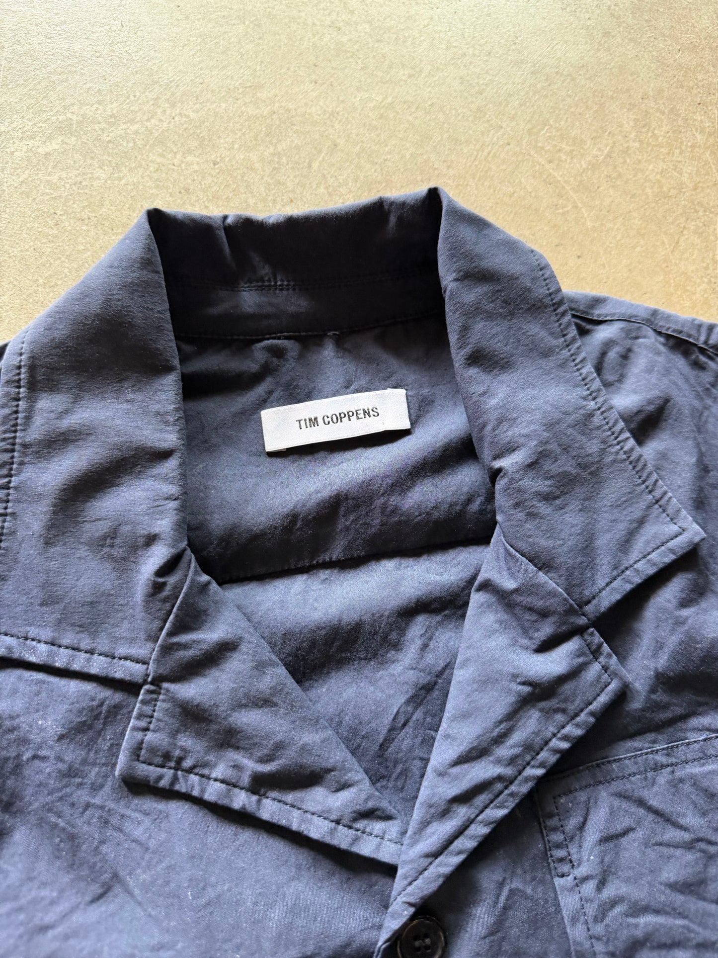 Tim Coppens Blue Stripe Button Up Shirt Sz S/M