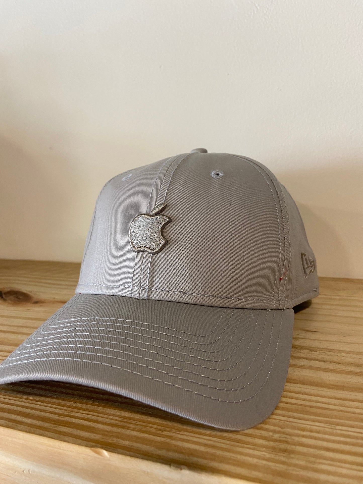 Apple Gray New Era Hat