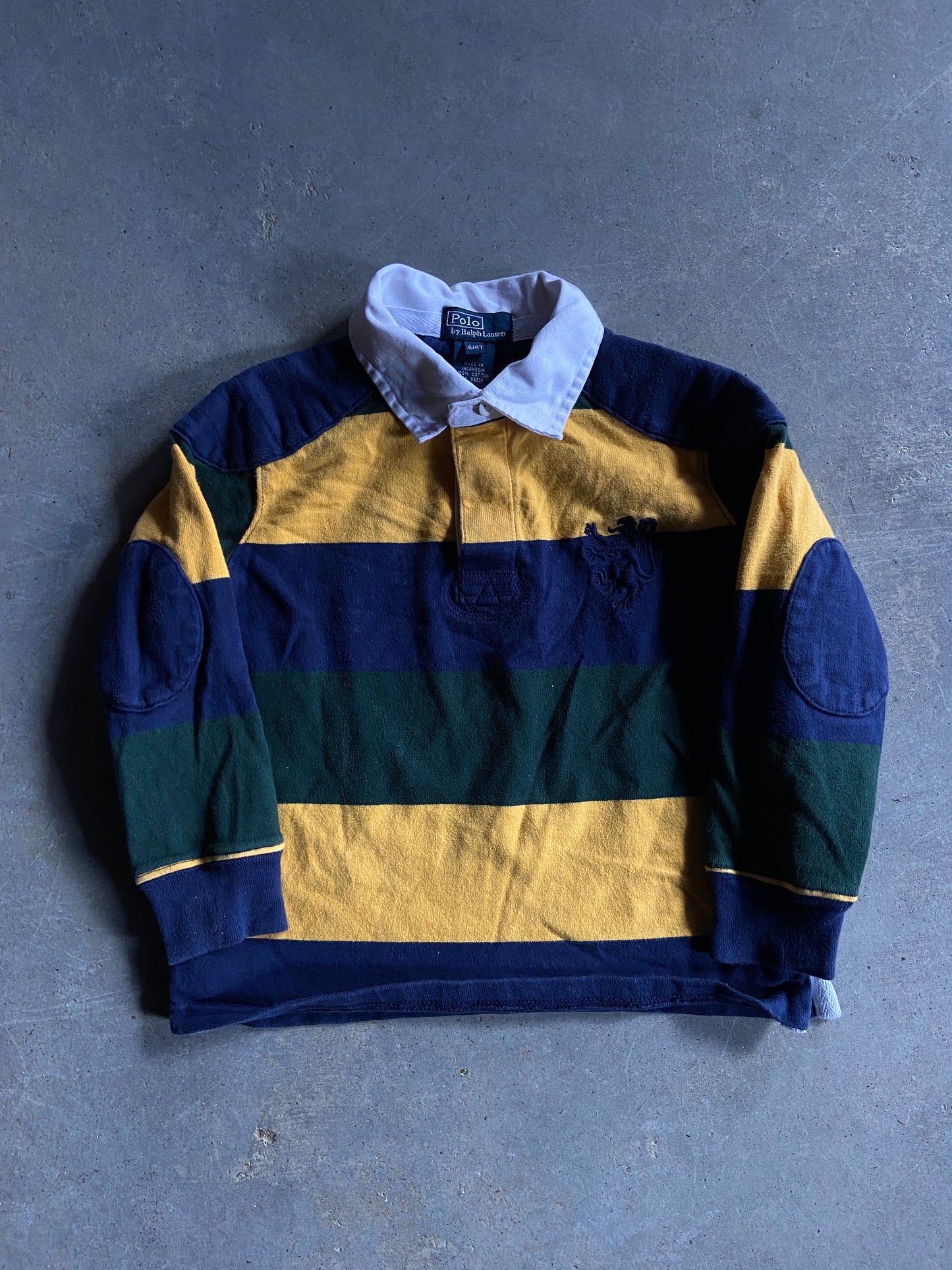 VTG Toddler Polo Ralph Lauren Rugby Shirt Sz 4T