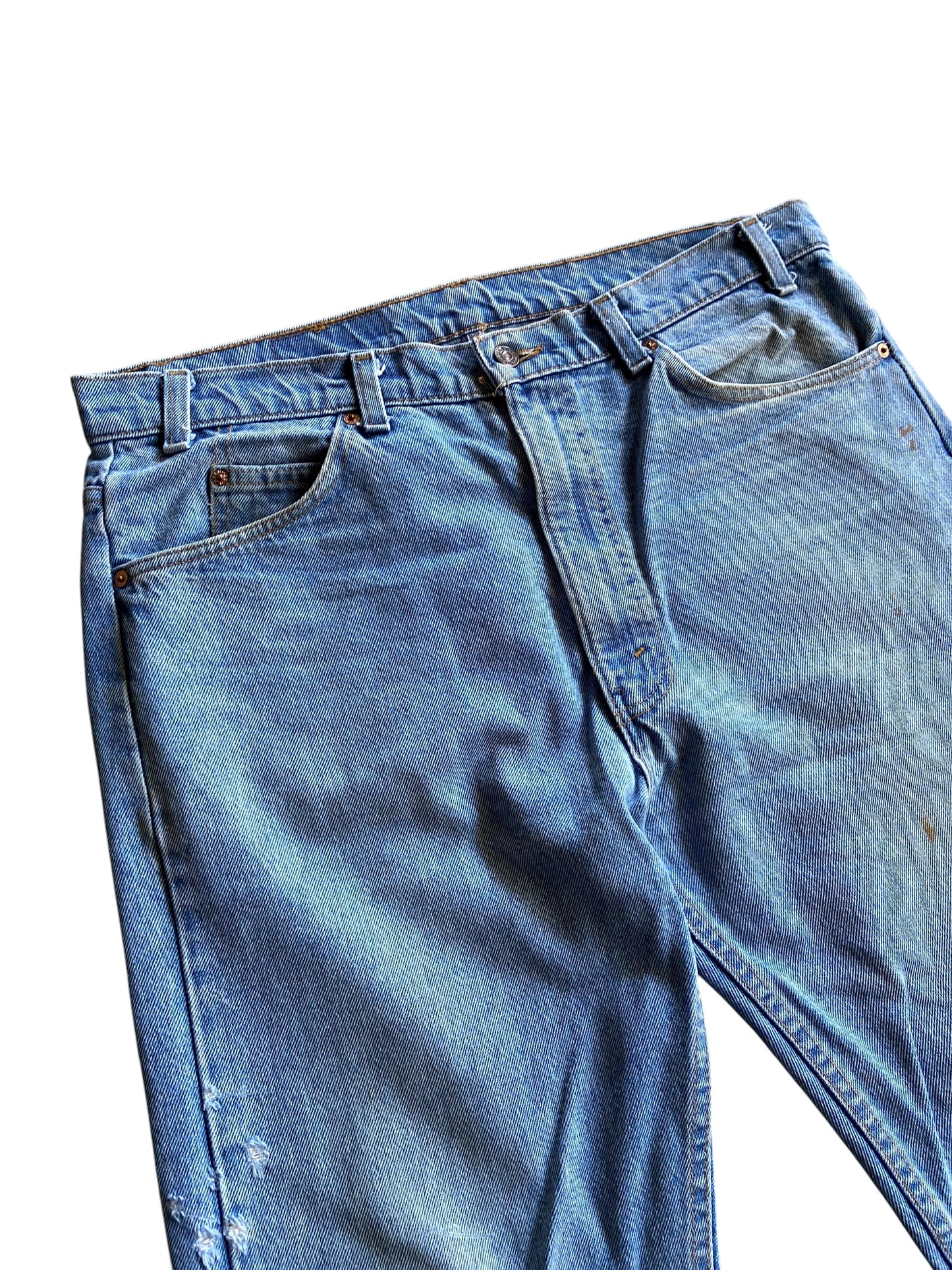 VTG Levis 505 Orange Tab Denim Jeans Sz 38x30