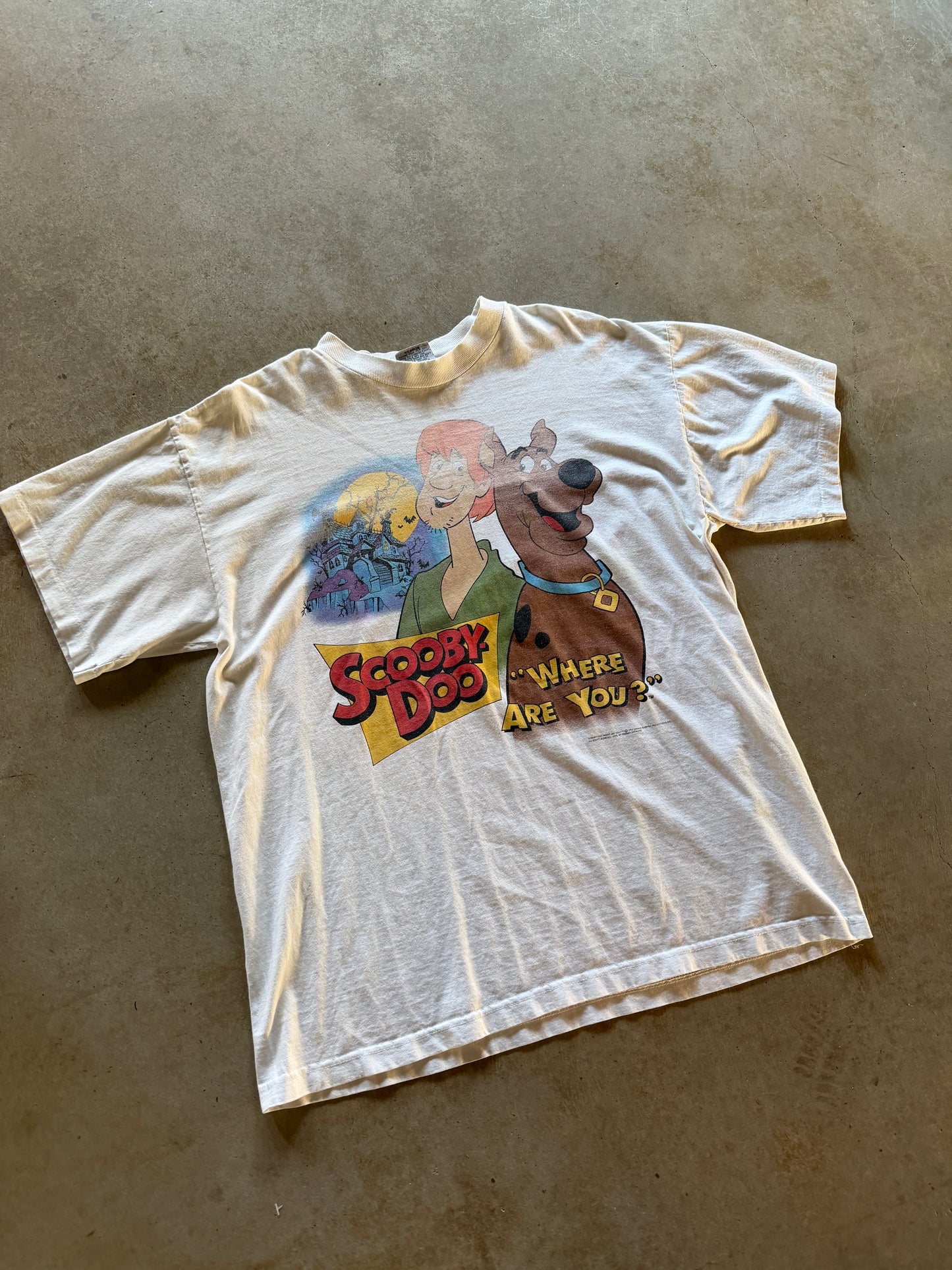 VTG Scooby Doo Where Are You Tee Sz XL