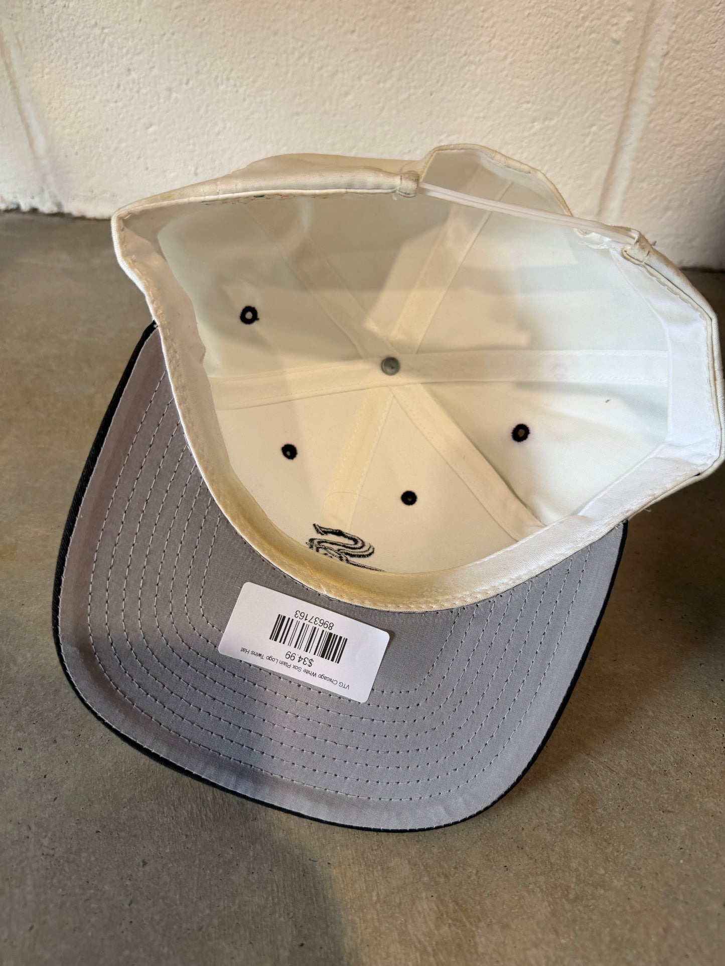 VTG Chicago White Sox Plain Logo Twins Hat