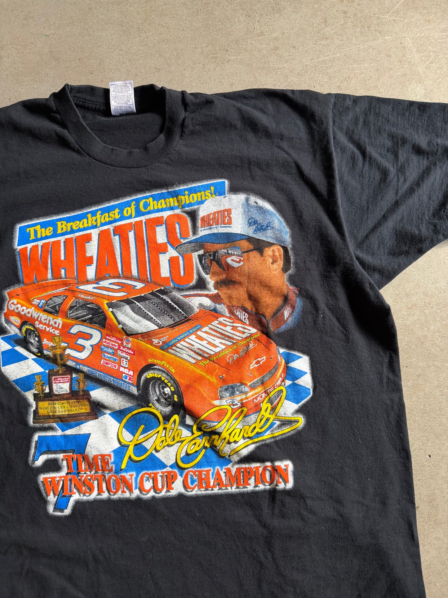VTG Dale Earnhardt Wheaties Nascar Tee Sz 2XL/3XL