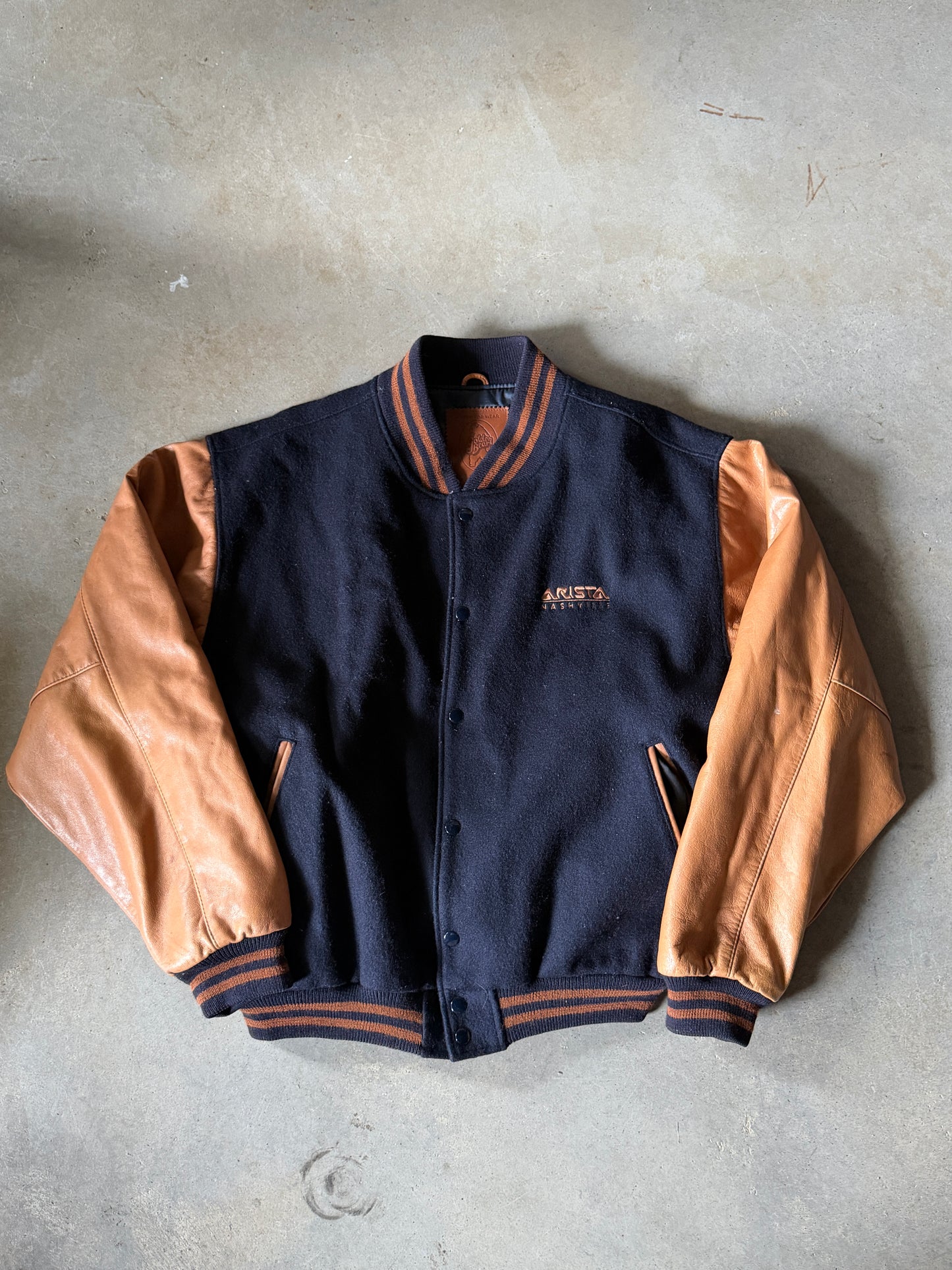 VTG Arista Nashville Varsity Jacket Sz XL