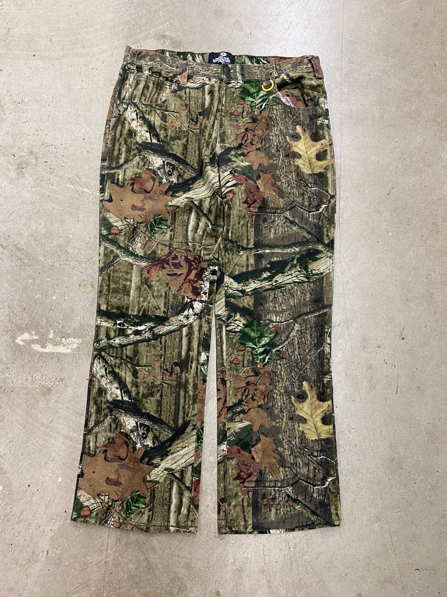 Mossy Oak Neon Hooked Camo Pants Sz 36x31
