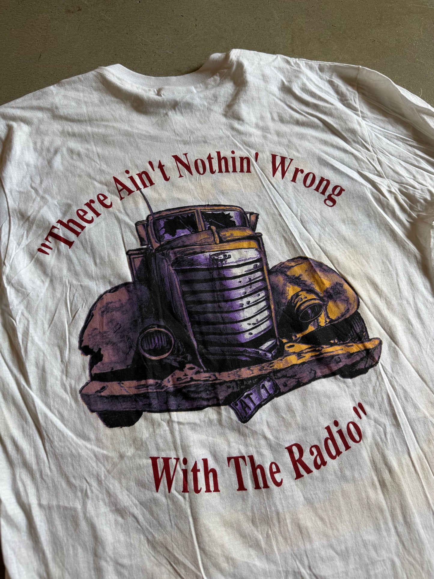 VTG Aaron Tippin Aint Nothin Wrong With Radio Concert Tee Sz L