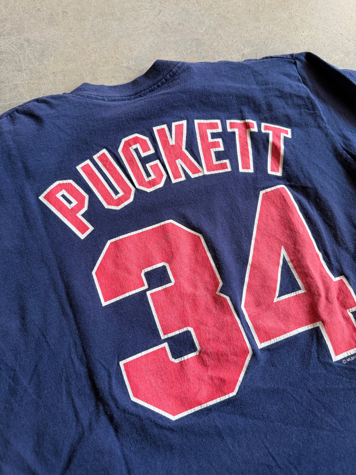 VTG Minnesota Twins Kirby Puckett Tee Sz L