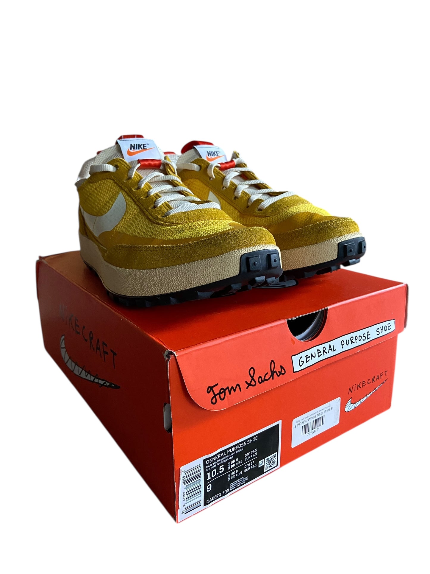 Preowned Tom Sachs x NikeCraft General Purpose Shoe 'Archive' Sz 9M/10.5W