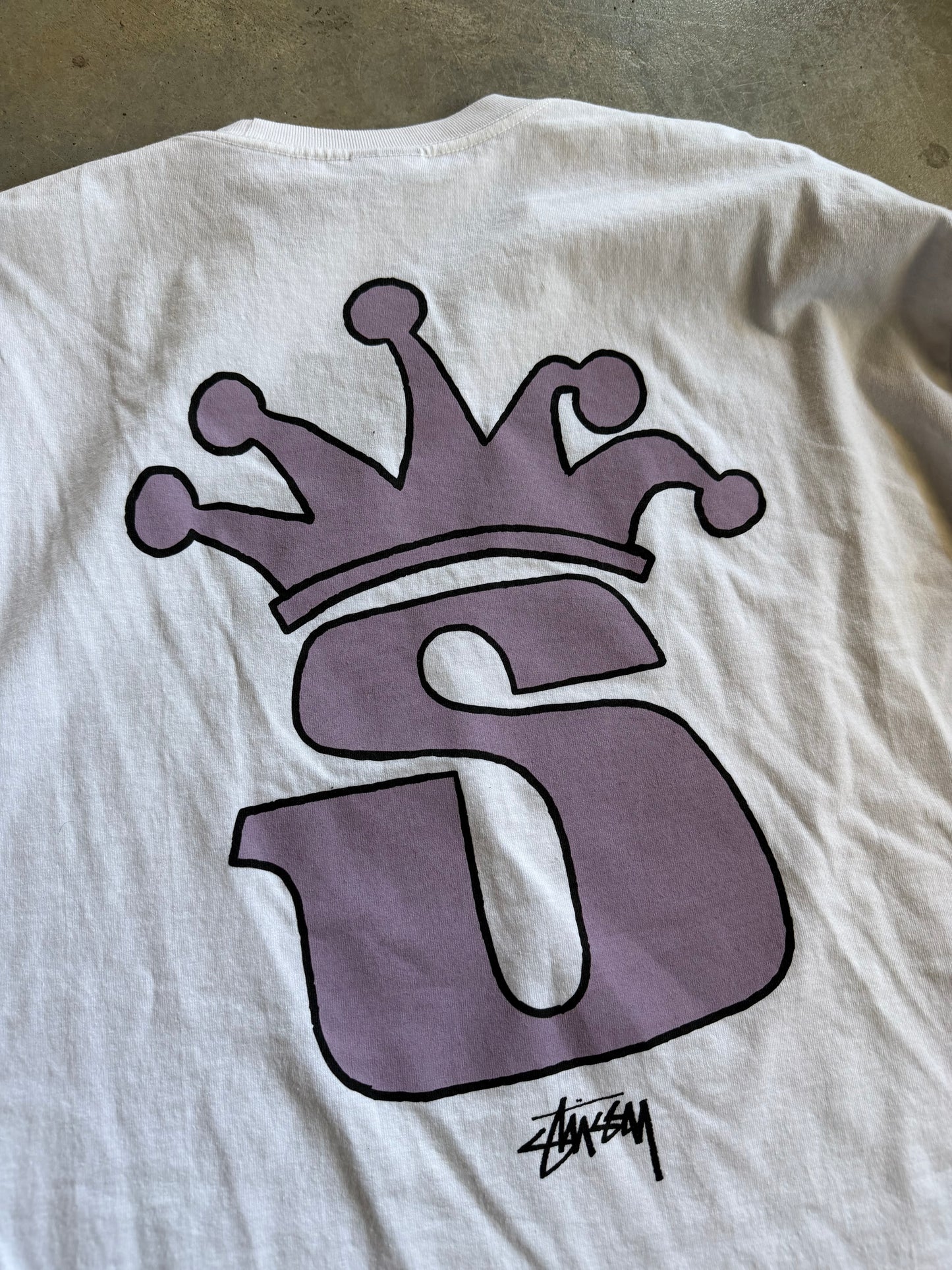 Stussy S Crown L/S Tee Sz XL