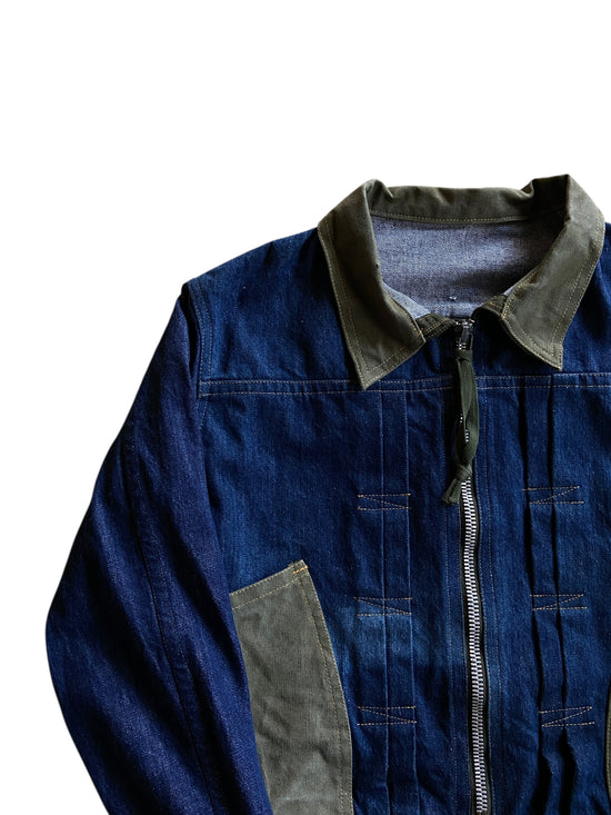 david turner DENIM x MILITARY TYPE II  STYLE JACKET Sz M/L