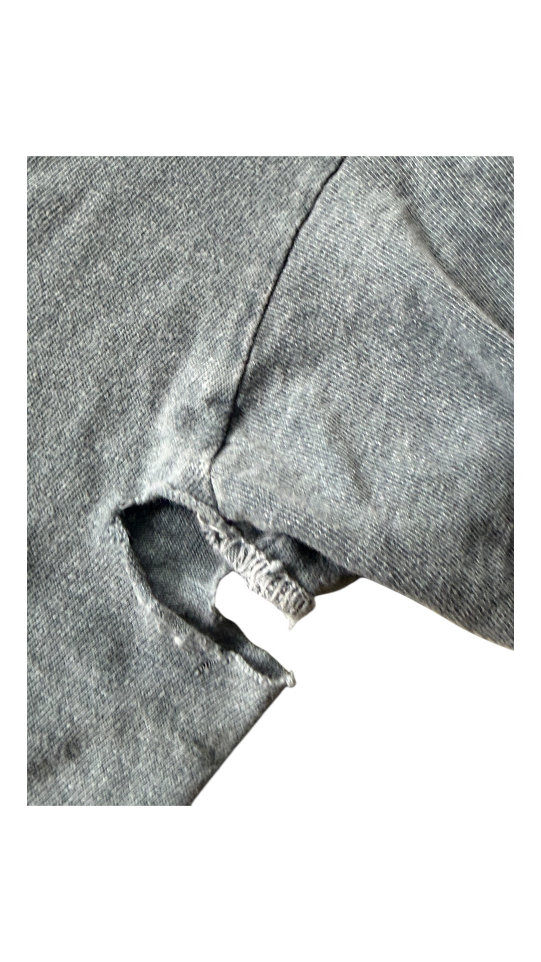 VTG Thrashed No Fear Blue Tee Sz XL