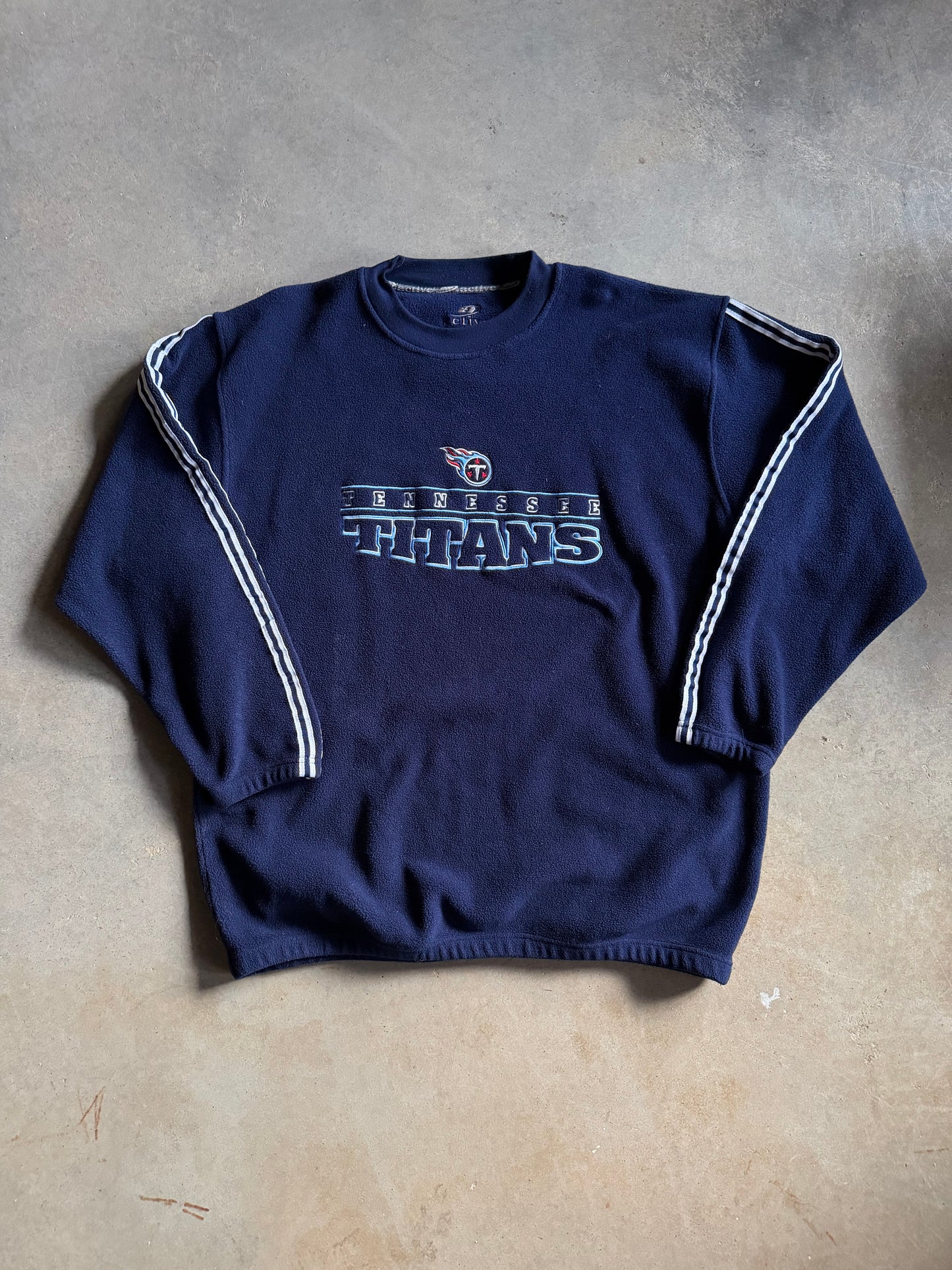 VTG Tennessee Titans Fleece Pullover Sweater Sz XL/2XL