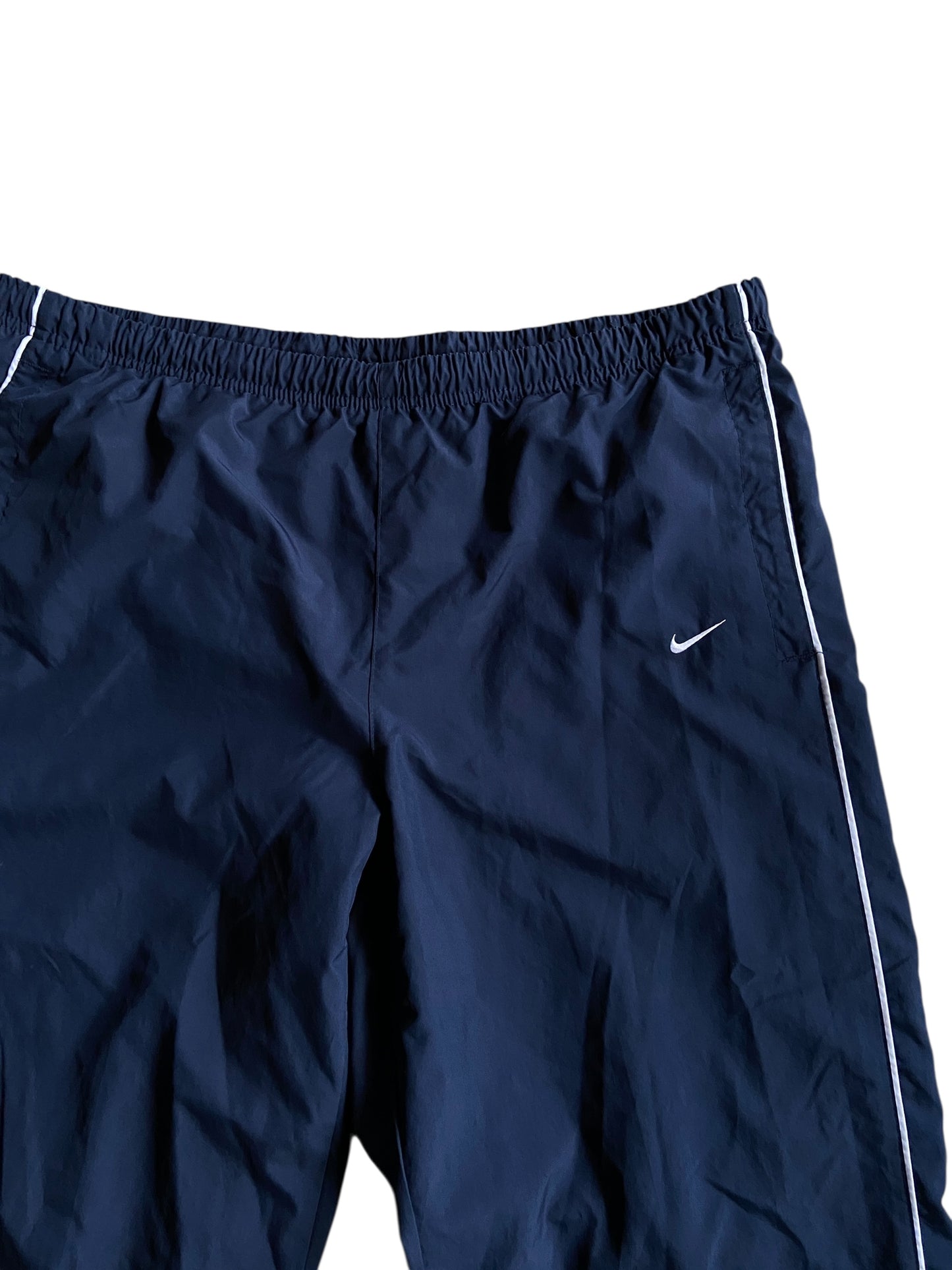 Y2K Nike Navy Blue Track Pants Sz XL