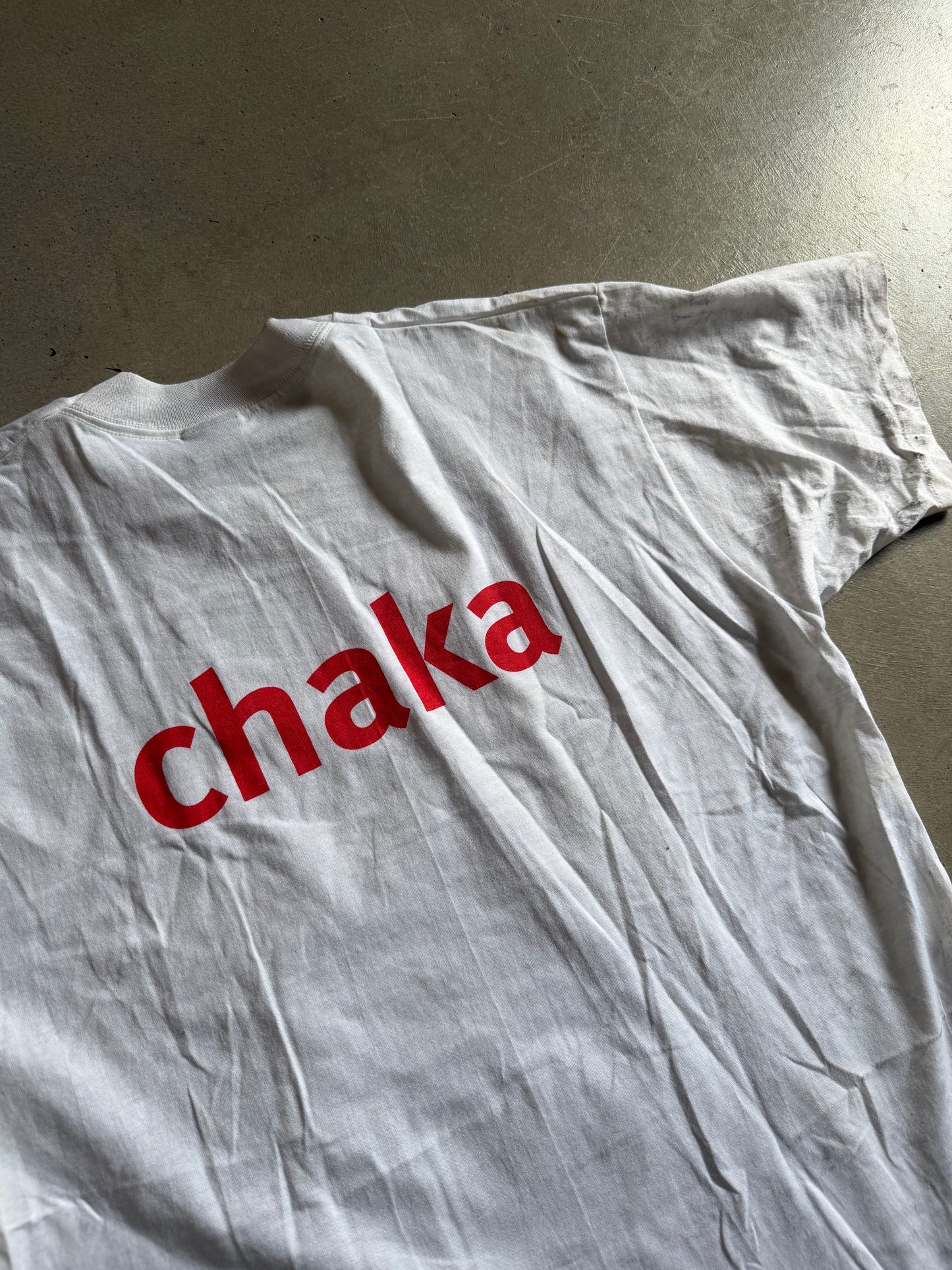 VTG Chaka Khan Potrait Rap R&B Tee Sz XL