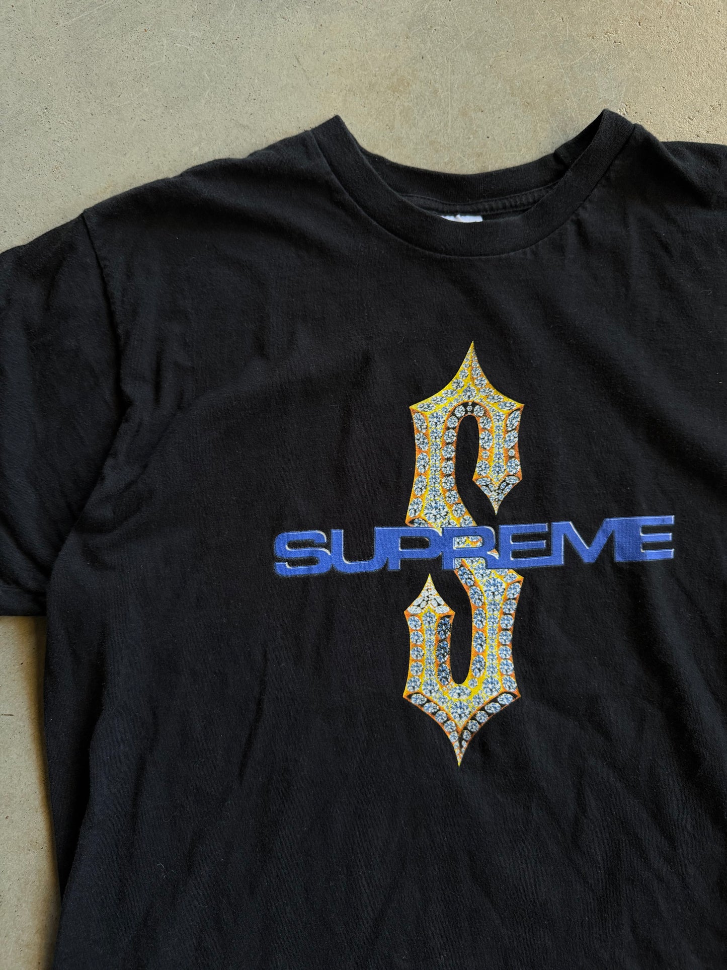 Supreme SS18 Diamonds Tee Sz L