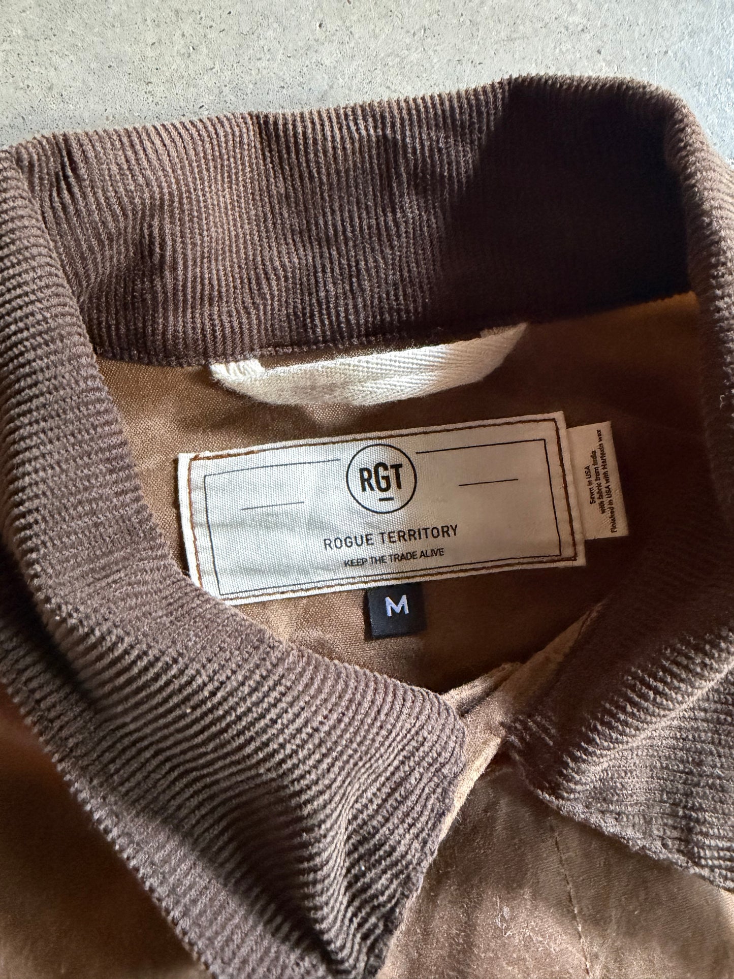 Rogue Territory Keep The Trade Alive Wax Jacket Sz M