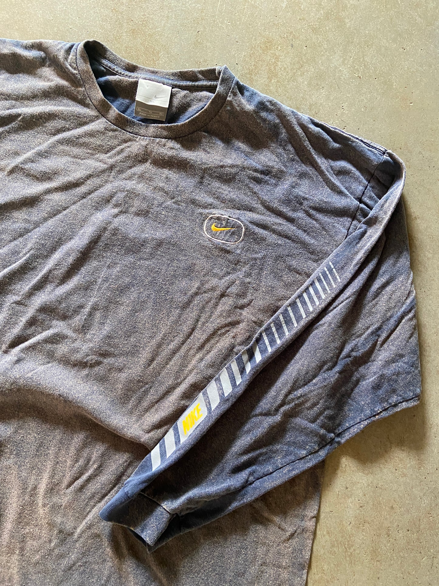VTG Y2K Nike Stussy L/S Tee Sz XL