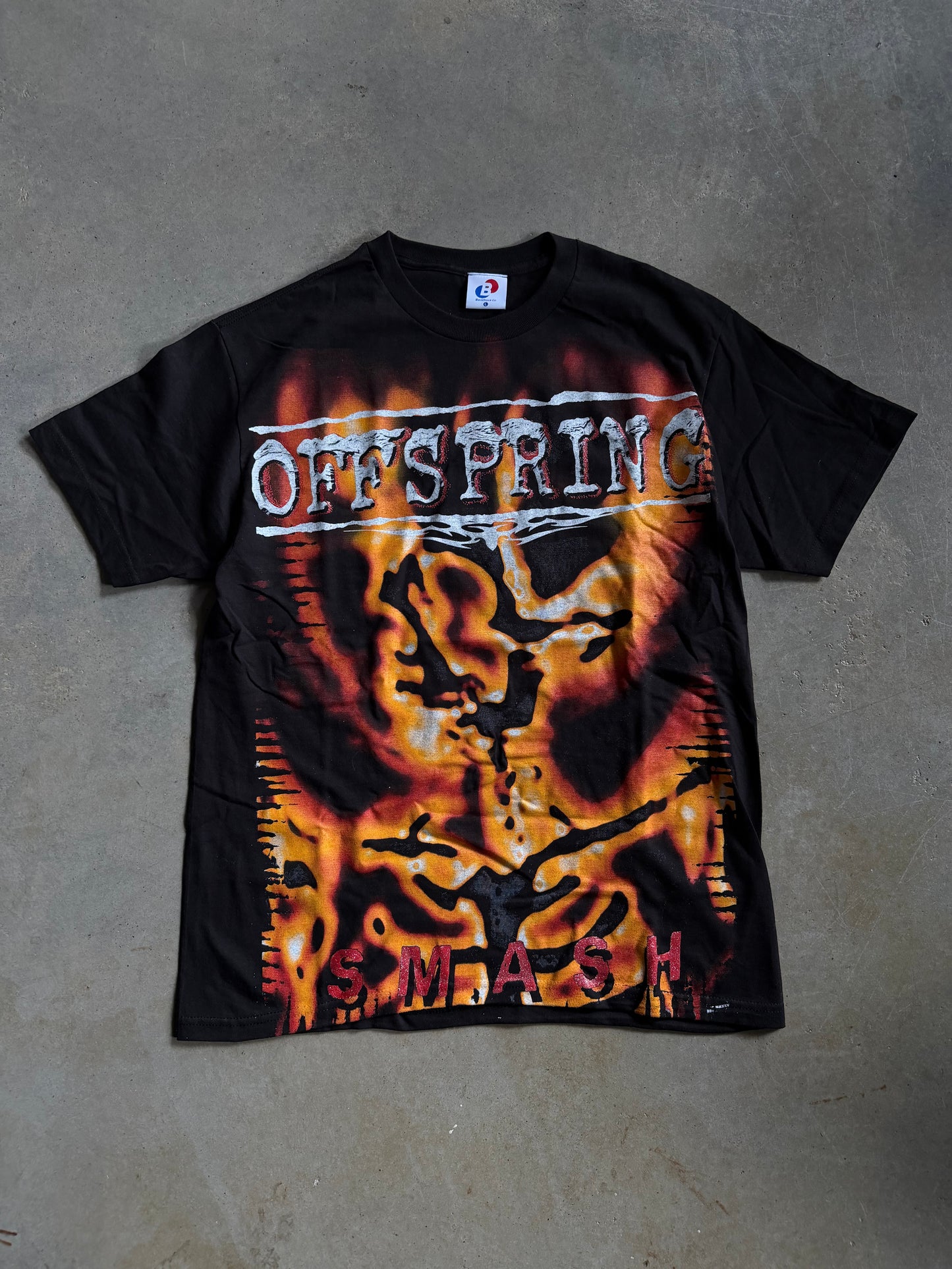 Backstock Co Offspring Black Orig. Tee Sz L