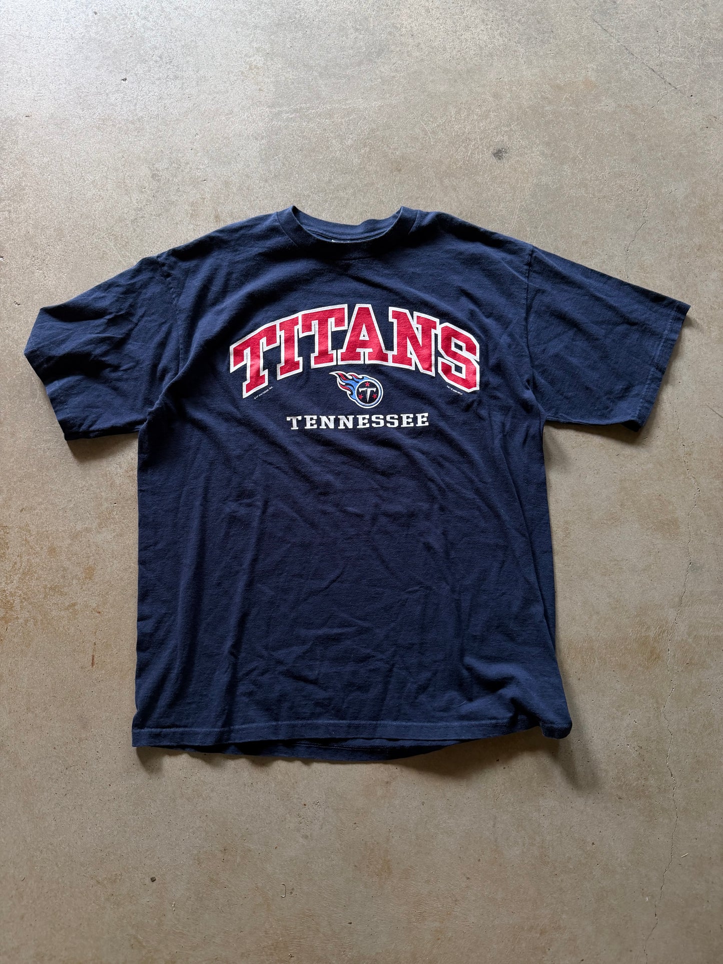 VTG Tennessee Titans Spellout Tee Sz XL