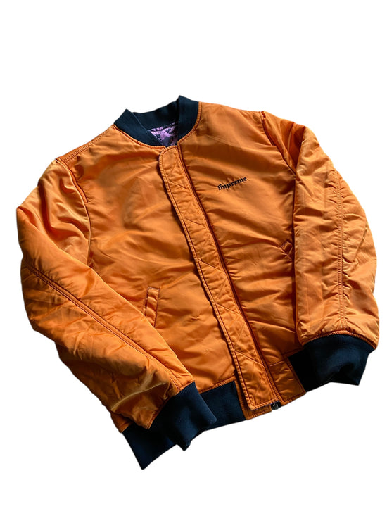 Supreme FW17  Pink Digi Camo  MA-1 Bomber Jacket Sz L