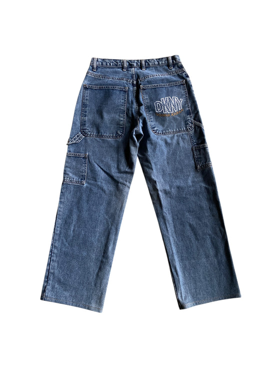 Y2K DKNY Donna Karan Denim Jeans Sz 32x28