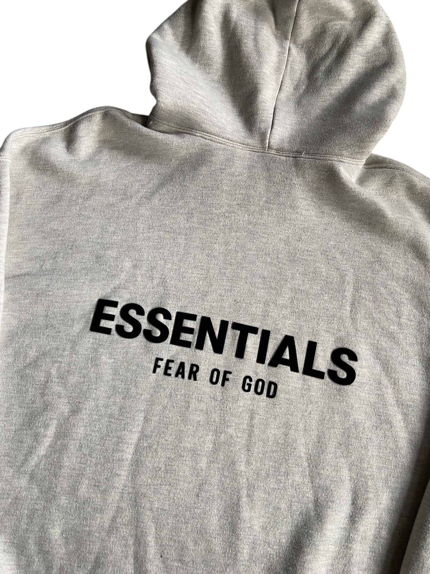 Fear Of God Heather Gray Hooded Sweatshirt Sz XL