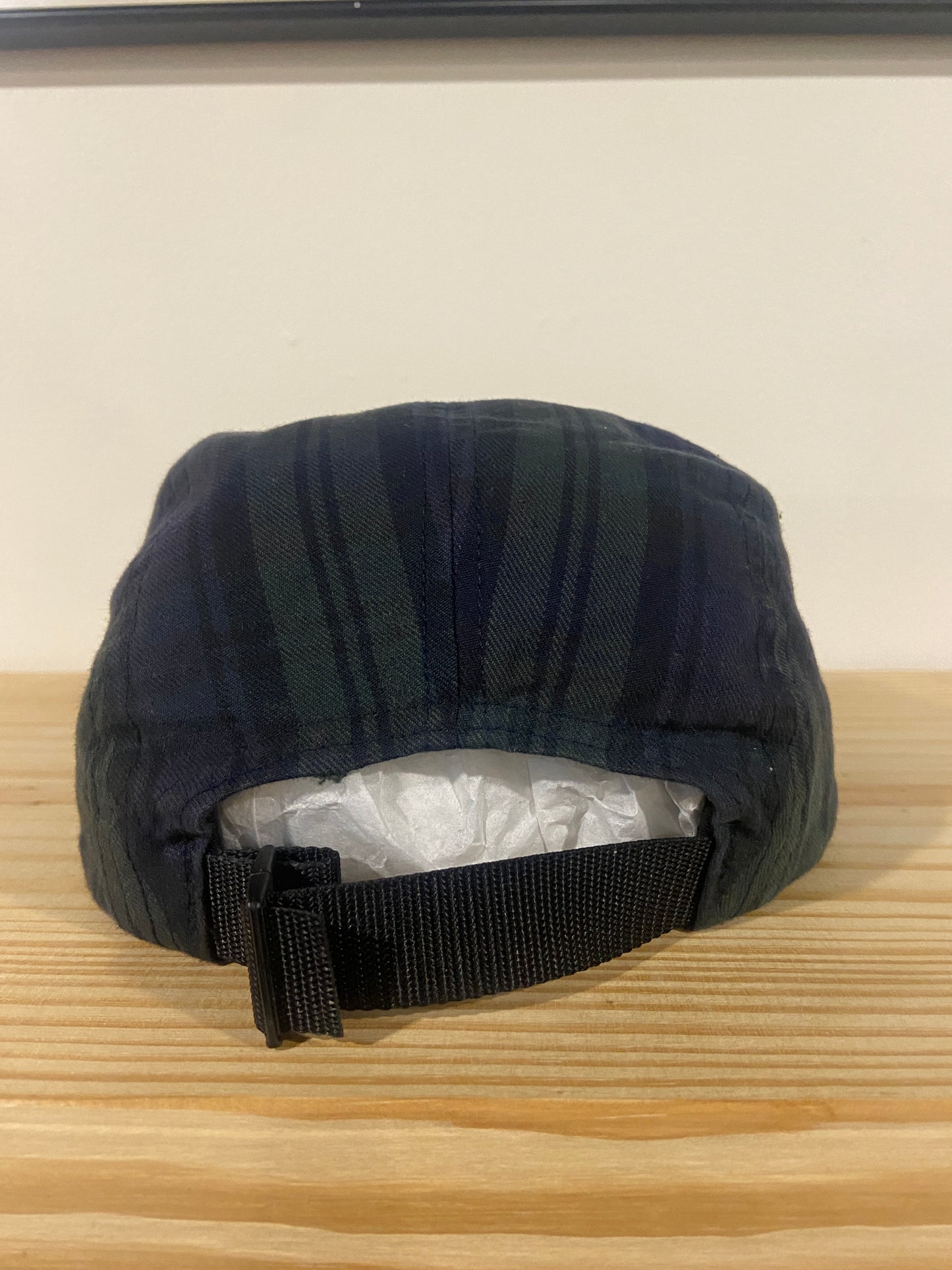 FW17 Supreme Checker Weave Camp Cap