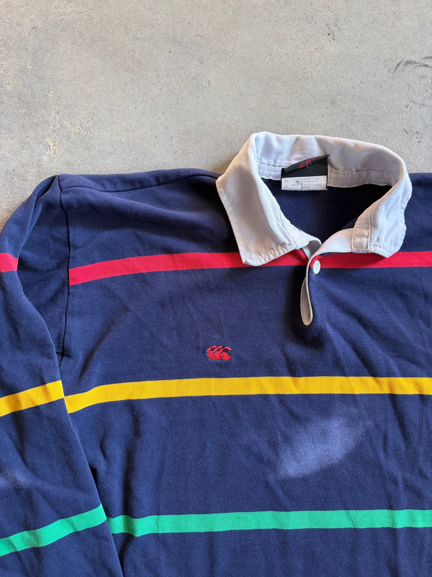 Canterbury New Zealand Multicolor Polo Rugby Sz M