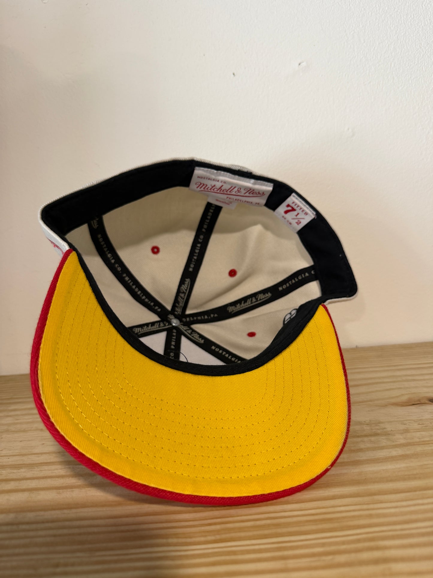 1994 Houston Rockets NBA Finals Retro Fitted Hat Sz 7 1/2