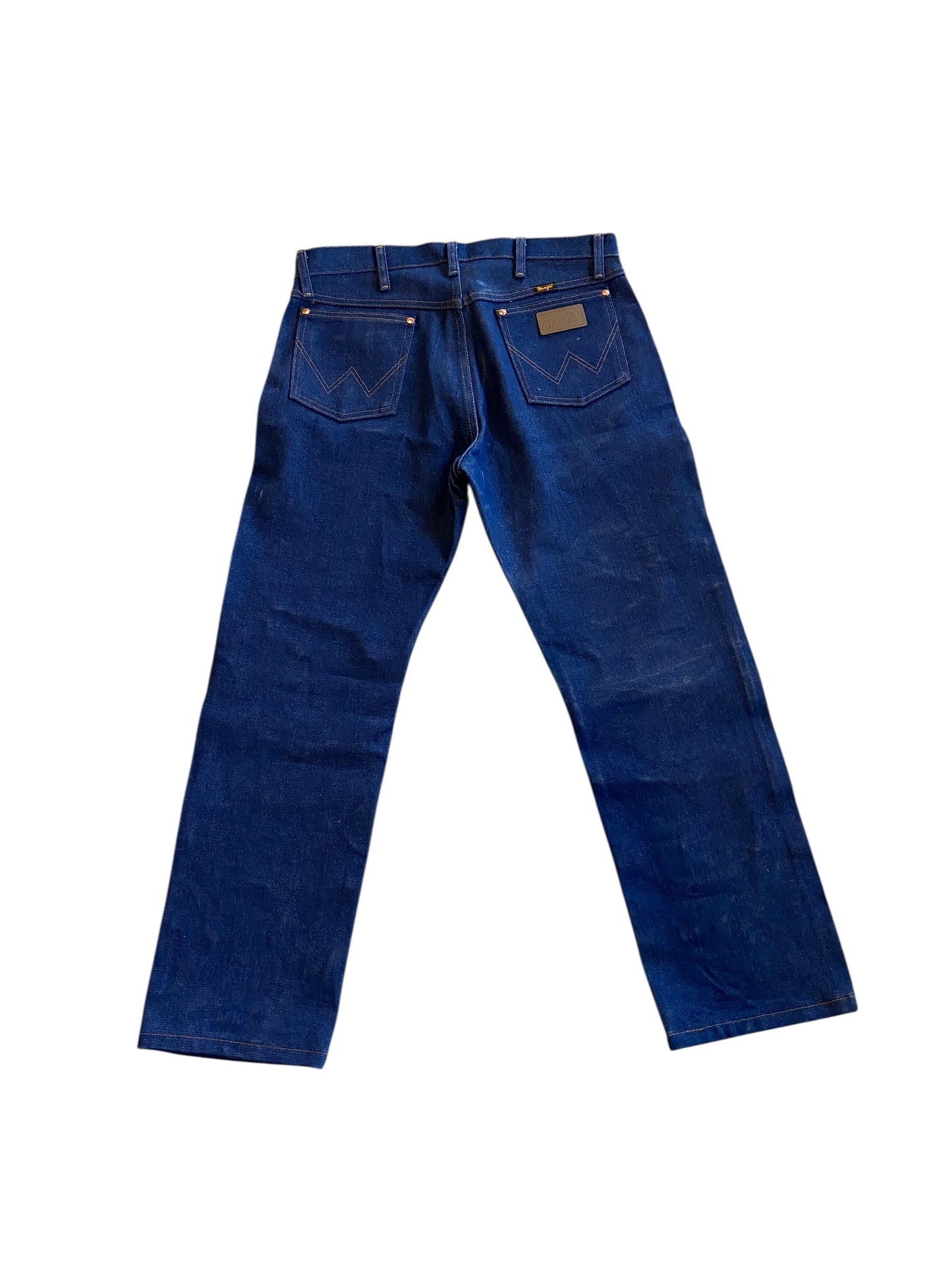 VTG Wrangler Dark Denim Jeans Sz 34x29