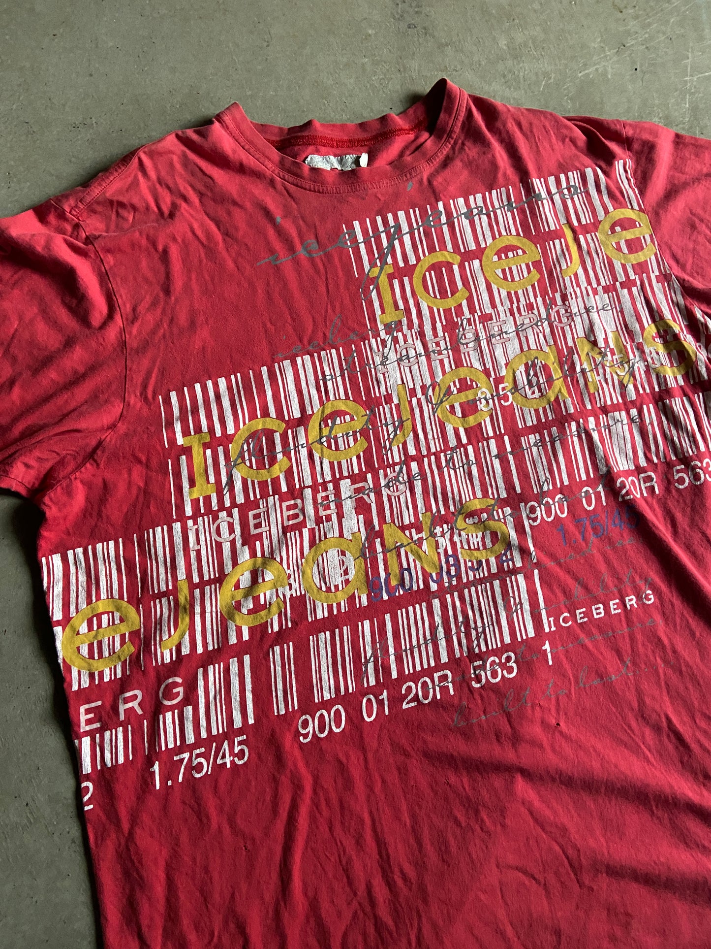 VTG Iceberg Jeans Graphic Tee Sz XXL