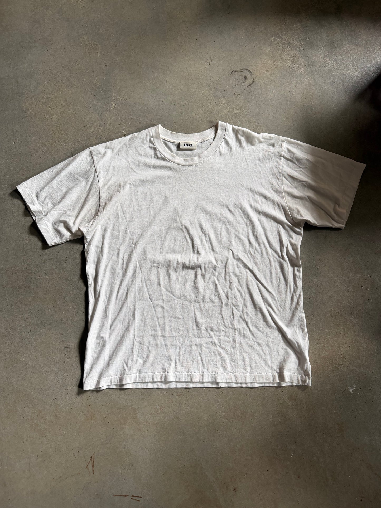 Elwood White Tee Sz XL