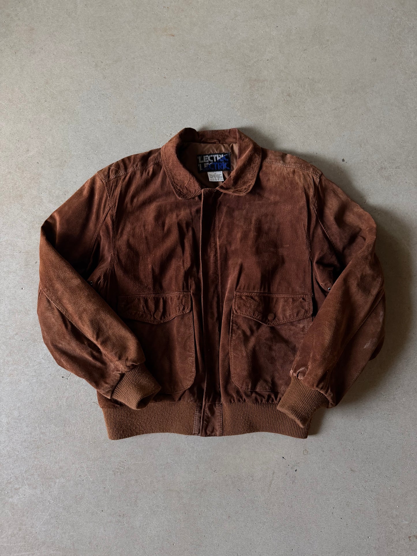 VTG Lectric Lectric Brown Jacket Sz M
