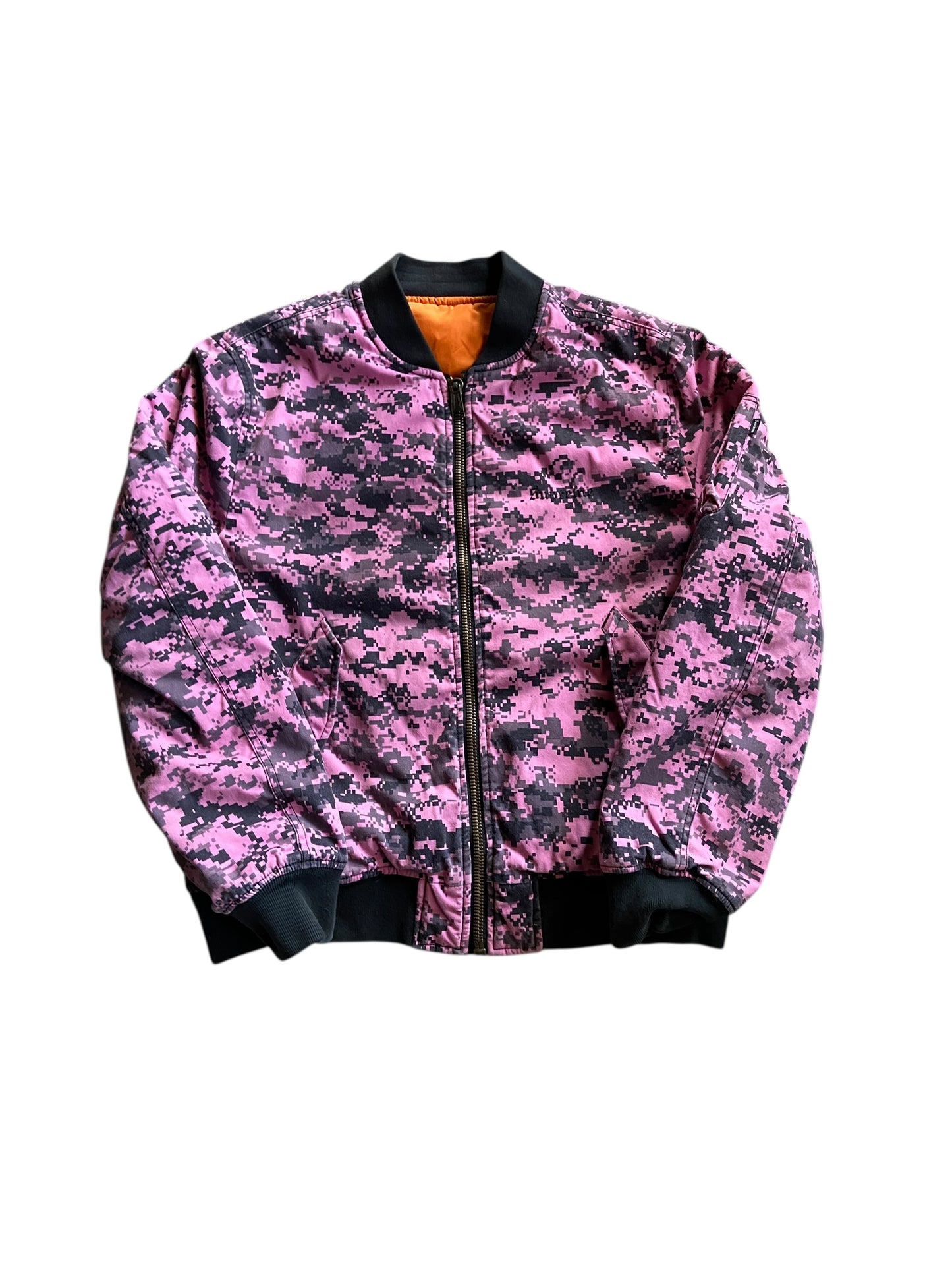 Supreme FW17  Pink Digi Camo  MA-1 Bomber Jacket Sz L