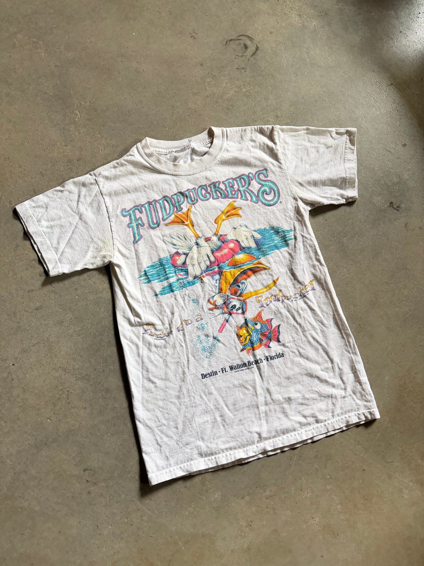 VTG Fudpuckers Florida Tee Sz S