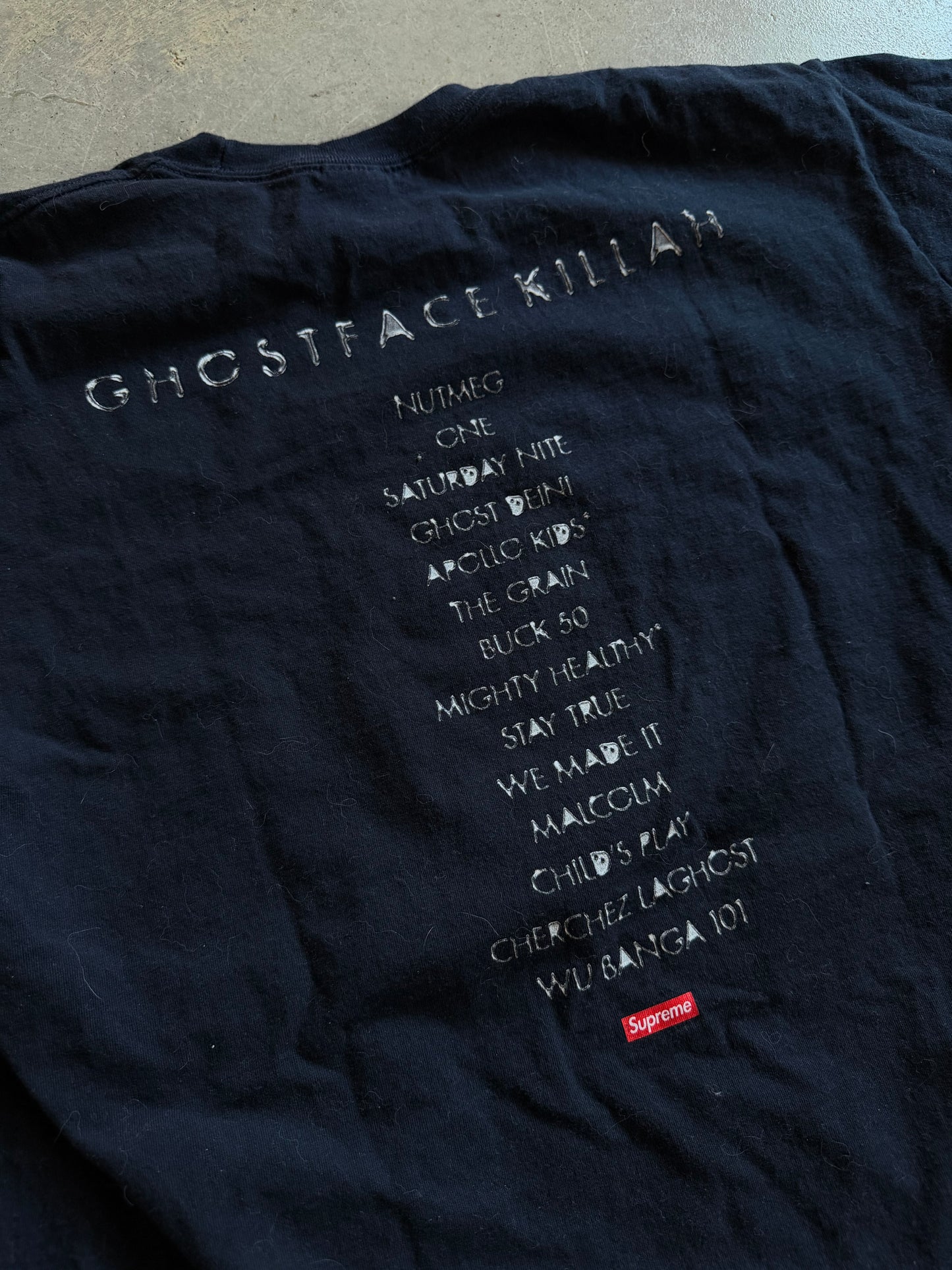 Supreme x Ghostface Killah "Clientele" Tee Sz XL