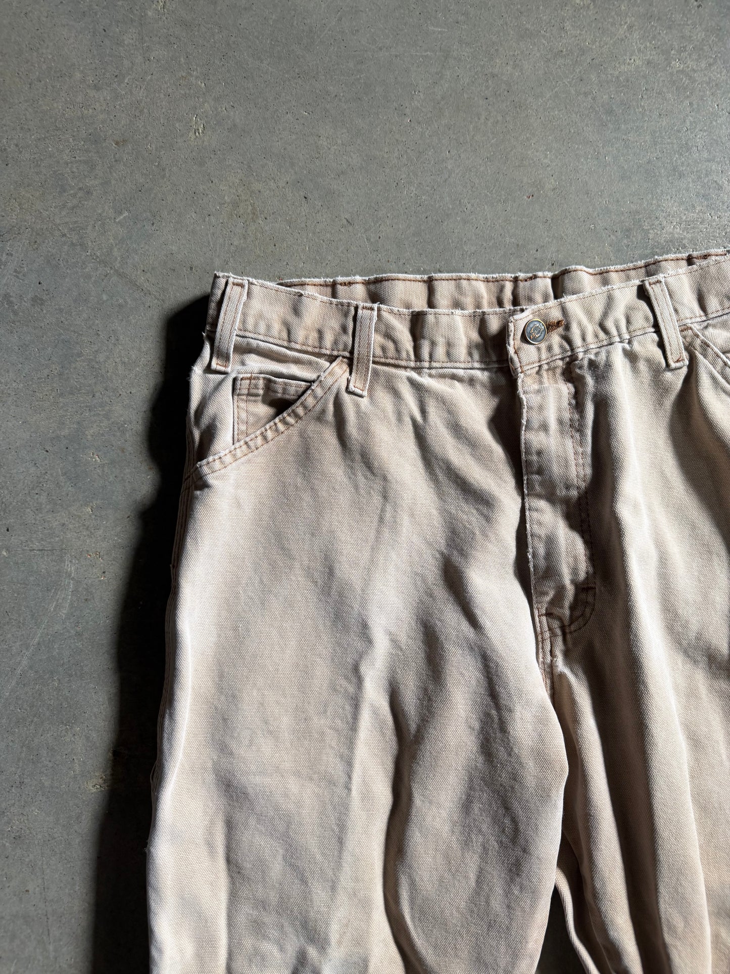 VTG Dickies Khaki Pants Sz 34x25