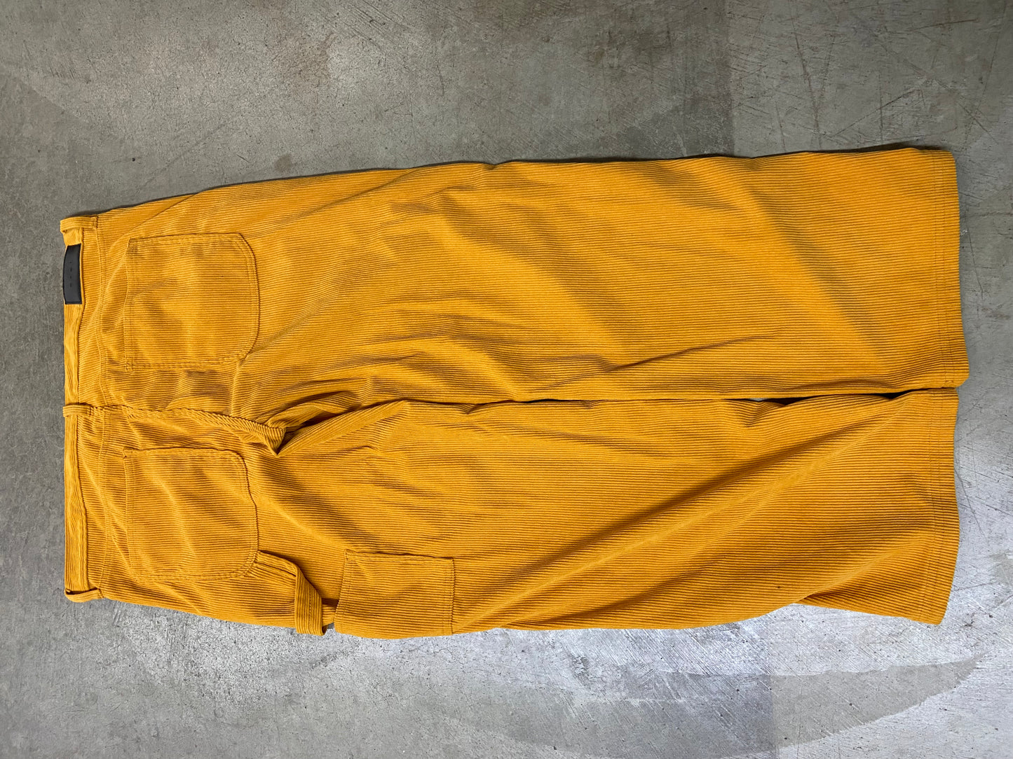 MNML Mustard Corduroy Pants Sz 38x32