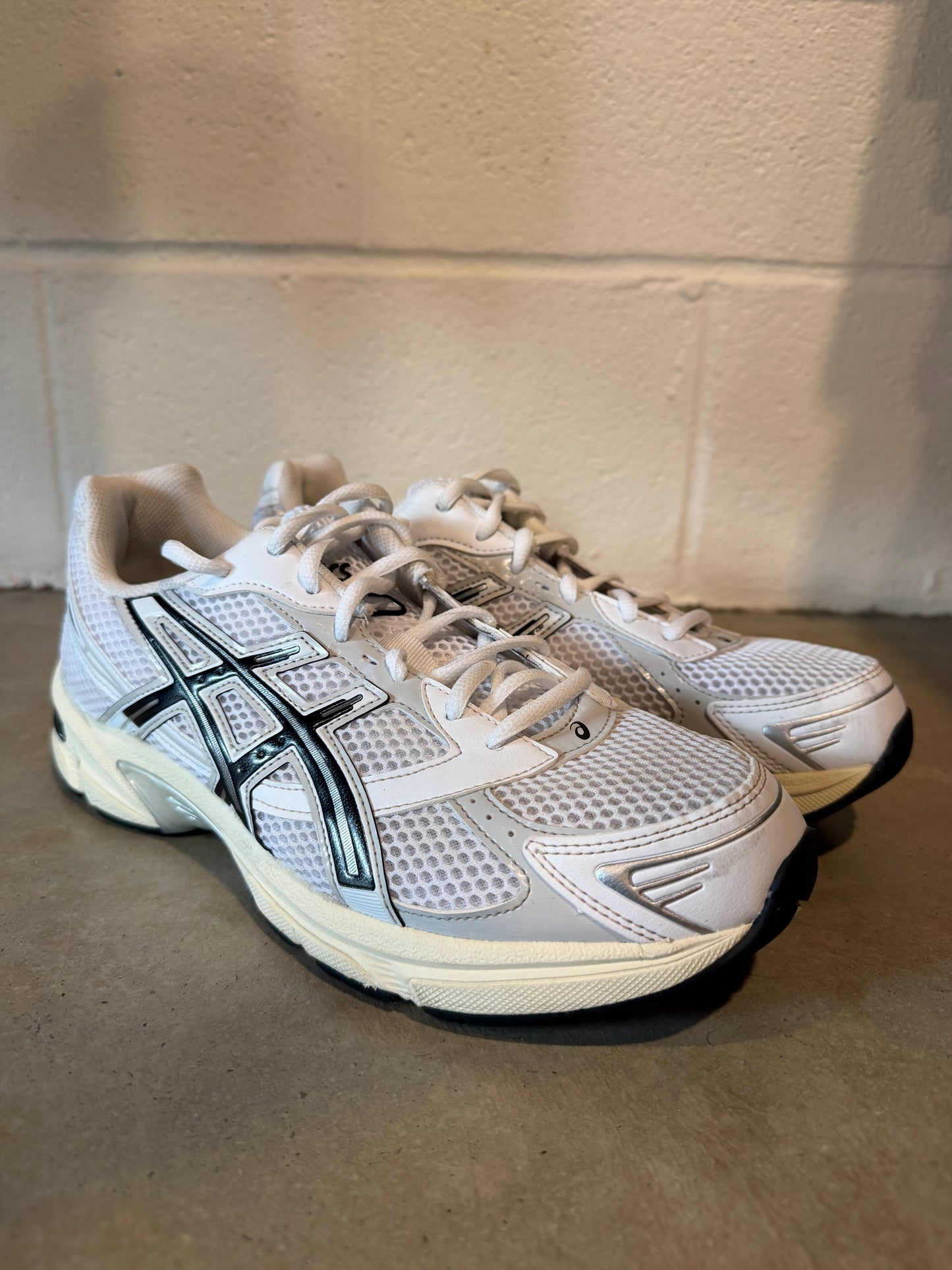Preowned ASICS Gel-1130 White Cloud Grey Sz 10M/11.5W