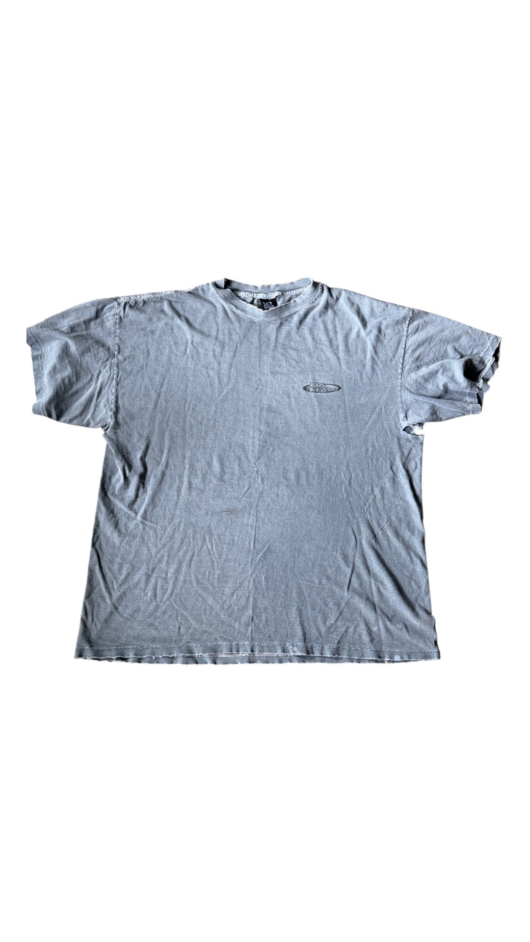 VTG Thrashed No Fear Blue Tee Sz XL