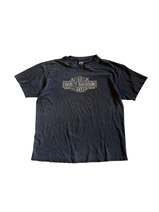 VTG Thrashed Harley Davidson Black Hills Tee Sz XL