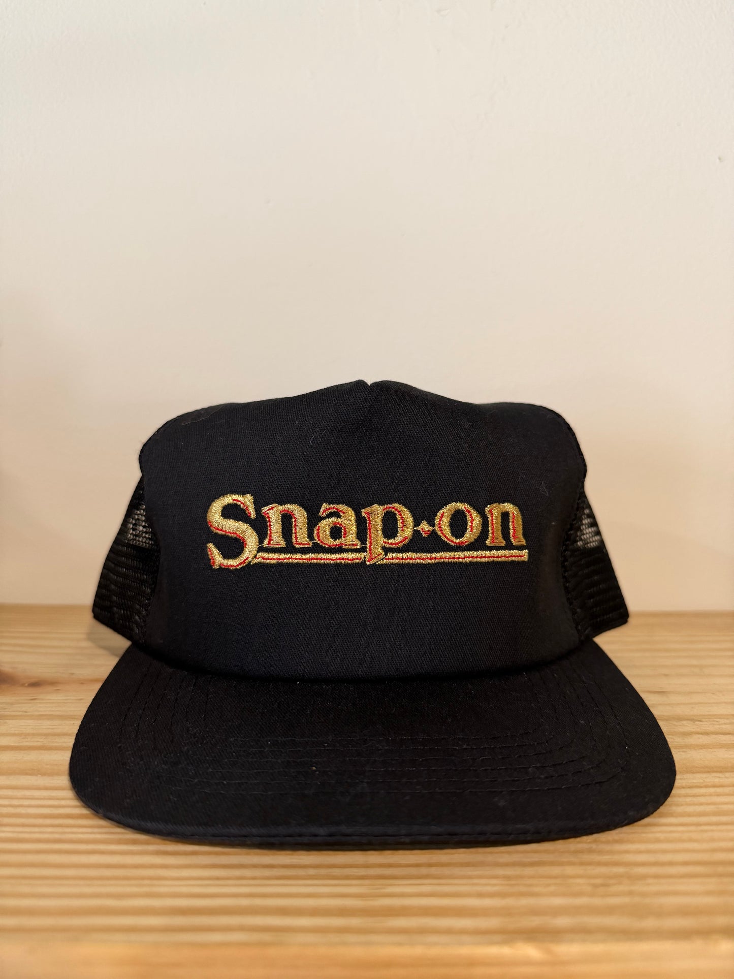 VTG Snap On Gold/Red Hat